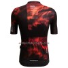 Maglia Santini 2023 Paris-Roubaix Manica Corta Hell of the North Rosso Nero